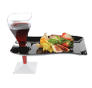 Cocktail disposable plate