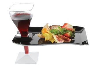 disposable cocktail plate