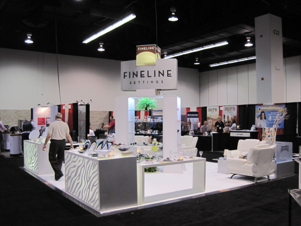 Fineline Settings at Tradeshow