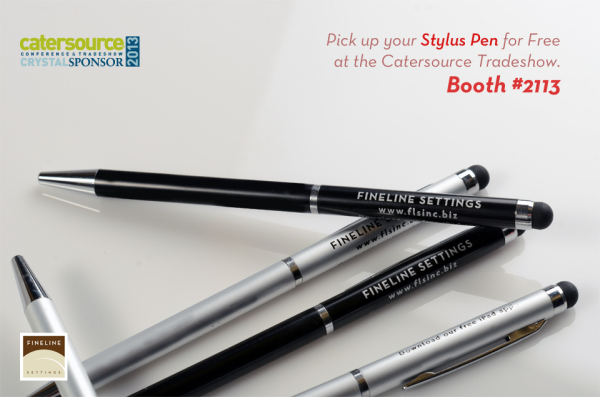 get your free stylus pen at catersource show booth 2113 resized 600