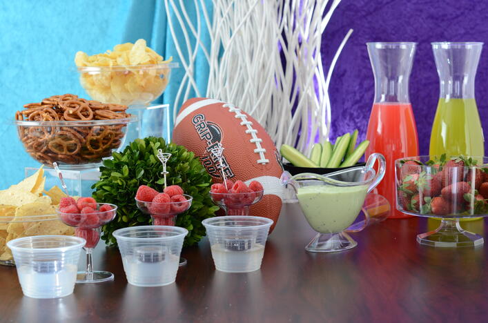 A Perfect Super Bowl Party with Disposable Partyware